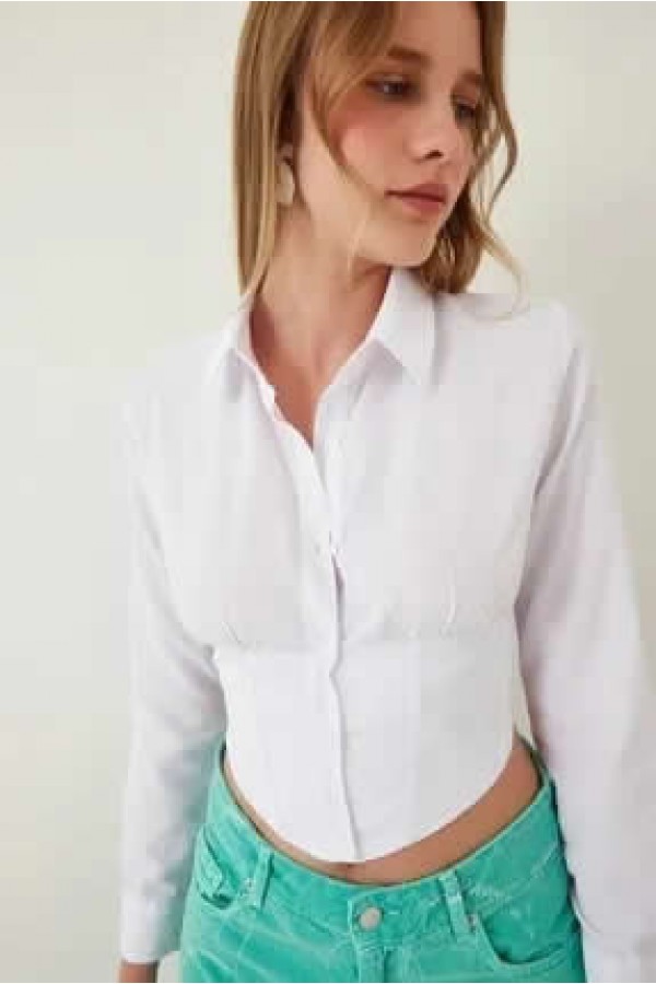 Kadın Siyah Degaje Yaka Askılı Bluz zlm568987