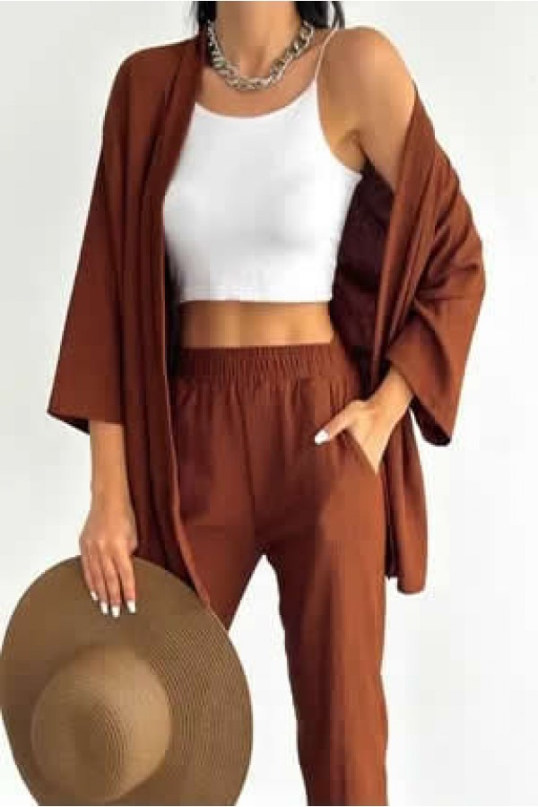 Kadın Siyah Degaje Yaka Askılı Bluz zlm568987