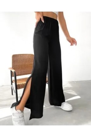 Kadın Siyah Degaje Yaka Askılı Bluz zlm568987